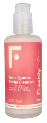 Freshly Cosmetics Rose Quartz Facial Cleanser 200 ml Make-up verwijderaar en reiniger