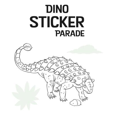 Deltas Dino sticker parade Deltas Dino sticker parade