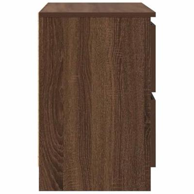 Tv-meubel 60x35x54 cm bewerkt hout bruin eikenkleur