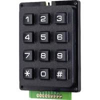 TRU COMPONENTS Druktoetsenveld Keypad matrix 3 x 4 1 stuk(s) - thumbnail