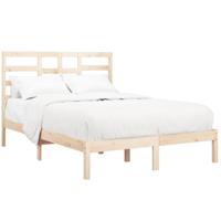 Bedframe zonder matras massief hout 140x200 cm - thumbnail