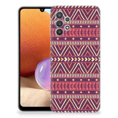 Samsung Galaxy A32 4G | A32 5G Enterprise Editie | TPU bumper | Aztec Paars Samsung Galaxy A32 4G | A32 5G Enterprise Editie | TPU bumper | Aztec Paars