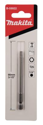 Makita Accessoires Schroefbit T25x90mm - B-59922 - B-59922
