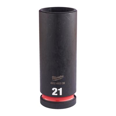 Milwaukee ShockWave™ Krachtdop 1/2" | lang | 21mm - 4932480339