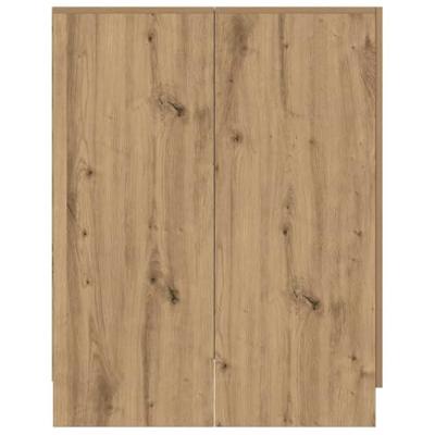 Wasmachinekast 70,5x71,5x91,5 cm artisanaal eikenkleurig