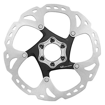 Shimano remschijf deore xt 160mm 6-gaats zilver/zwart