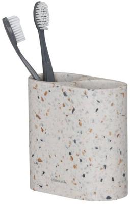 Sealskin Tandenborstelhouder dubbel vrijstaand Blend Terrazzo