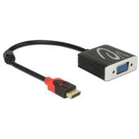 DeLOCK 62967 video kabel adapter 0,2 m DisplayPort VGA (D-Sub) Zwart - thumbnail