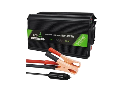 EcoLine - Omvormer 12V Naar 220V / 230V - 600w / 1200w Vermogen - Gemodificeerde Sinus - Spanningomvormer