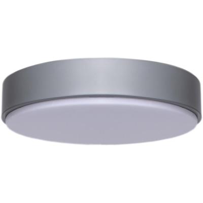 LED Plafondlamp Opbouw Rond 20W Warm Wit 3000K Mat Grijs Aluminium