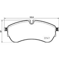 Remblokkenset, schijfrem 8DB355032921 - thumbnail