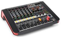Power Dynamics PDM-M604A 6kanaals mixer met versterker - thumbnail