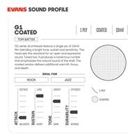 Evans B13G1 13 inch G1 coated snaredrumvel - thumbnail