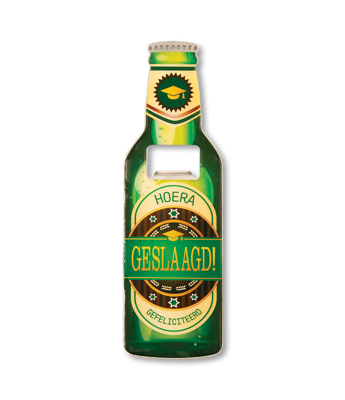 Bier opener Hoera Geslaagd