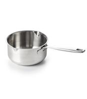 Beka Steelpan Maestro RVS met 2 giettuiten en deksel ø 16 cm / 1.6 liter - geschikt voor alle warmtebronnen - thumbnail