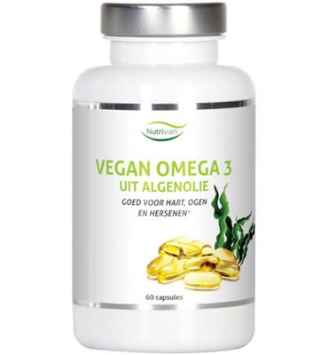 Nutrivian Vegan omega 3 uit algenolie 60 Capsules