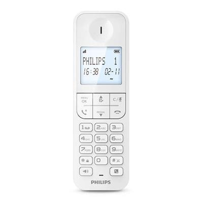 Draadloze telefoon Philips D2701W Wit Draadloze telefoon Philips D2701W Wit