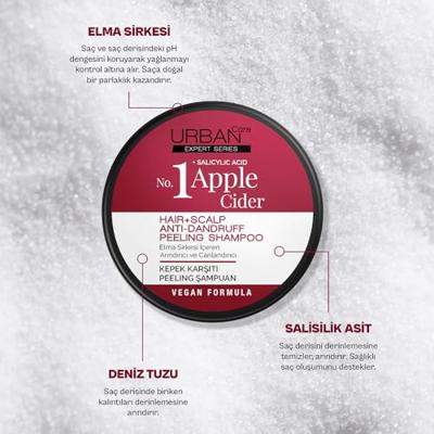Urban Care No 1 Apple cider anti dandruff peeling shampoo 200 Gram Urban Care No 1 Apple cider anti dandruff peeling shampoo 200 Gram
