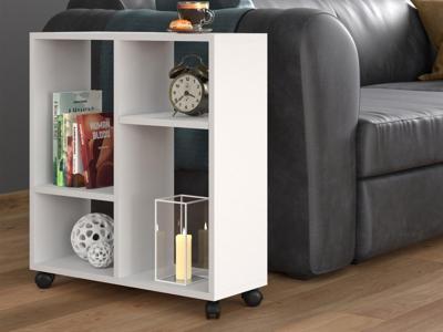 Salontafel TACORA 4 vakken 60 cm wit Salontafel TACORA 4 vakken 60 cm wit