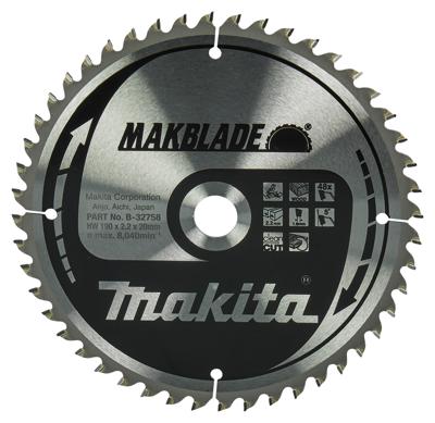 Makita Accessoires Afkortzaagblad | Hout | 190X20X2,2 48T 5G - B-32758 Makita Accessoires Afkortzaagblad | Hout | 190X20X2,2 48T 5G - B-32758