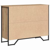 Dressoir artisanaal eikenkleurig 97 x 32.5 x 74.5 cm - thumbnail