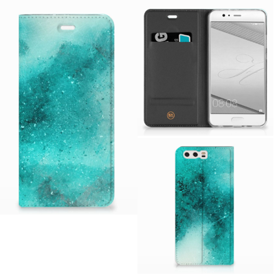 Bookcase Huawei P10 Plus Painting Blue Bookcase Huawei P10 Plus Painting Blue