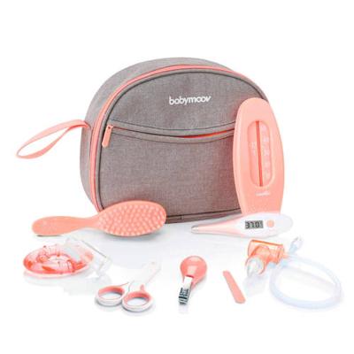 Babymoov 9-delige Babyverzorgingsset Aqua perzikkleur en grijs