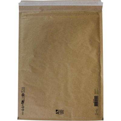 Q-CONNECT luchtkussenenveloppen, bruin, 10-K, 370 x 480 mm, doos van 50 stuks