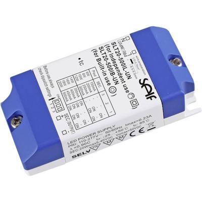 Self Electronics SLT20-500IL-UN LED-driver Constante stroomsterkte 20 W 150 - 500 mA 2.0 - 42.0 V/DC Geschikt voor meubels, Niet dimbaar, Self Electronics SLT20-500IL-UN LED-driver Constante stroomsterkte 20 W 150 - 500 mA 2.0 - 42.0 V/DC Geschikt voor meubels, Niet dimbaar,