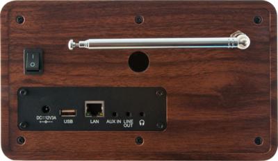 Imperial DABMAN i150 Internetradio Internet, DAB+, VHF (FM) USB, WiFi, LAN, Internetradio Hout Imperial DABMAN i150 Internetradio Internet, DAB+, VHF (FM) USB, WiFi, LAN, Internetradio Hout