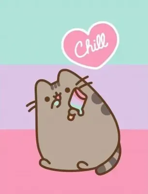 Pusheen Chill fleece deken 130 x 170cm Pusheen Chill fleece deken 130 x 170cm