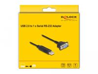 Delock USB 2.0 Adapter [1x USB-A 2.0 stekker - 1x Serieel 9-polig] 66453 0.5 m - thumbnail