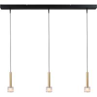 Masterlight 3-lichts hanglampFabro led - mat goud - 2991-05-02-100-3 - thumbnail