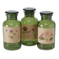 Boltze Home Apothekersfles drya ø10xh22cm groen - thumbnail