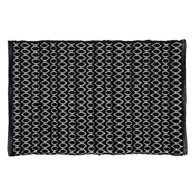 Sealskin Badmat Boho 60x90 cm Polyester / Katoen Zwart