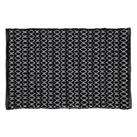 Sealskin Badmat Boho 60x90 cm Polyester / Katoen Zwart - thumbnail