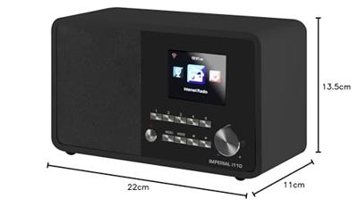 Imperial i110 Internetradio Internet USB, Internetradio Zwart Imperial i110 Internetradio Internet USB, Internetradio Zwart