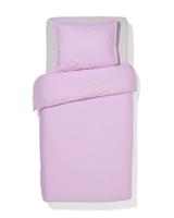 HEMA Dekbedovertrek 140x200/220cm percal lila (lila) - thumbnail