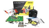 Amewi UH-60L Black Hawk Coastguard Brushless Helikopter RC helikopter voor beginners RTF - thumbnail