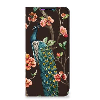 Xiaomi Redmi 9 | Hoesje maken | Pauw met Bloemen