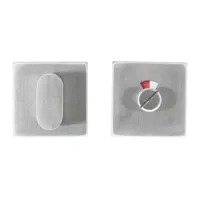 Hdd Pro WC Garnituur Square Shape Inox Plus - thumbnail