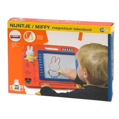 Nijntje magnetisch tekenbord met pen + 3 stempels - thumbnail