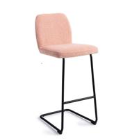 Jesper Home Barkruk 'Ikata' Arch Black, kleur Anemone (zithoogte 76cm) - thumbnail