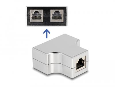 DeLOCK 87860 kabel-connector RJ45 Zilver