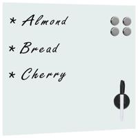 Magneetbord voor aan de wand 50x50 cm glas - thumbnail