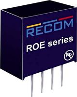 RECOM ROE-0505S DC/DC-converter, print 5 V/DC 5 V/DC 200 mA 1 W Aantal uitgangen: 1 x Inhoud 1 stuk(s) - thumbnail