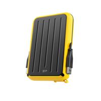 Silicon Power sp040tbphd66ls3y armor a66 portable hdd, 4 tb, usb3.2 gen 1, yellow, certificate - thumbnail