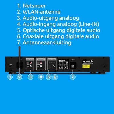 TechniSat Digitradio 143CD (V3) Hybride radio Zwart - thumbnail