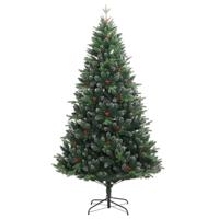 Kunstkerstboom met scharnieren en rode bessen 150 cm - thumbnail