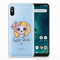 Silicone Back Case Xiaomi Mi A2 Lite Boho Skull - thumbnail